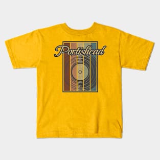 Portishead Vynil Silhouette Kids T-Shirt